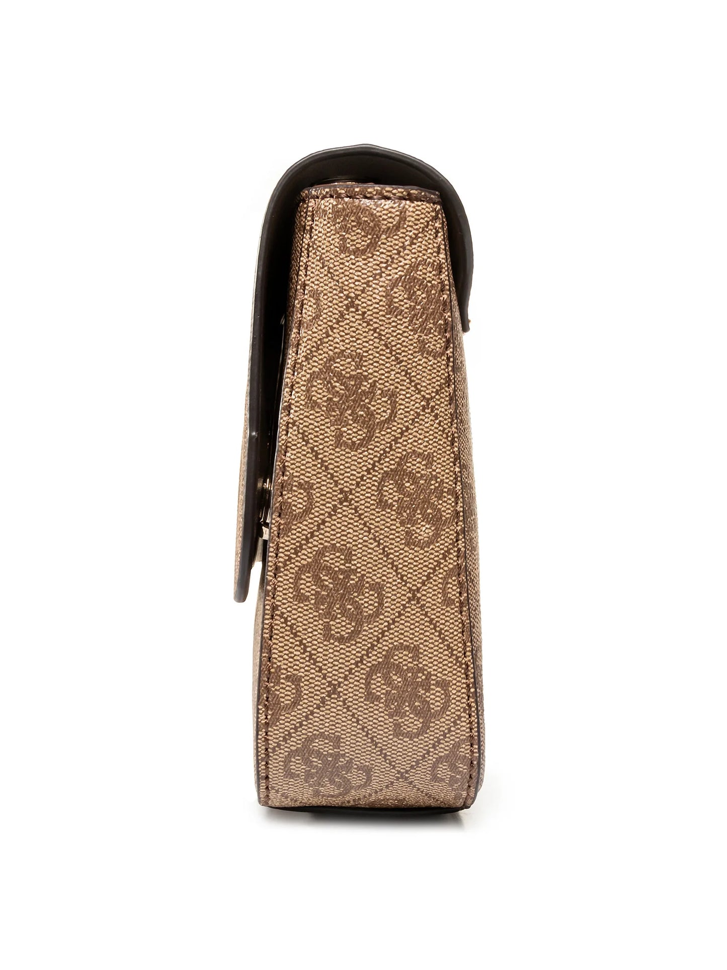 Guess Light Brown Monogram Bag For Women 22#