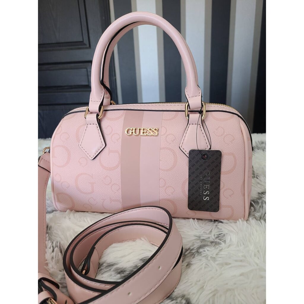 Guess Pink Women Handbag HG997808 – Elegant Leather Handbag for Everyday Use#190