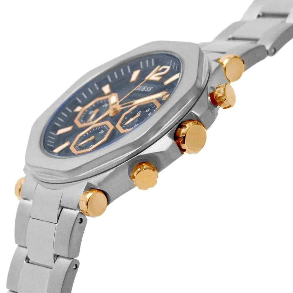Guess GW0539G1 Men’s Analog Round Watch with Black Dial & Stainless Steel Strap
