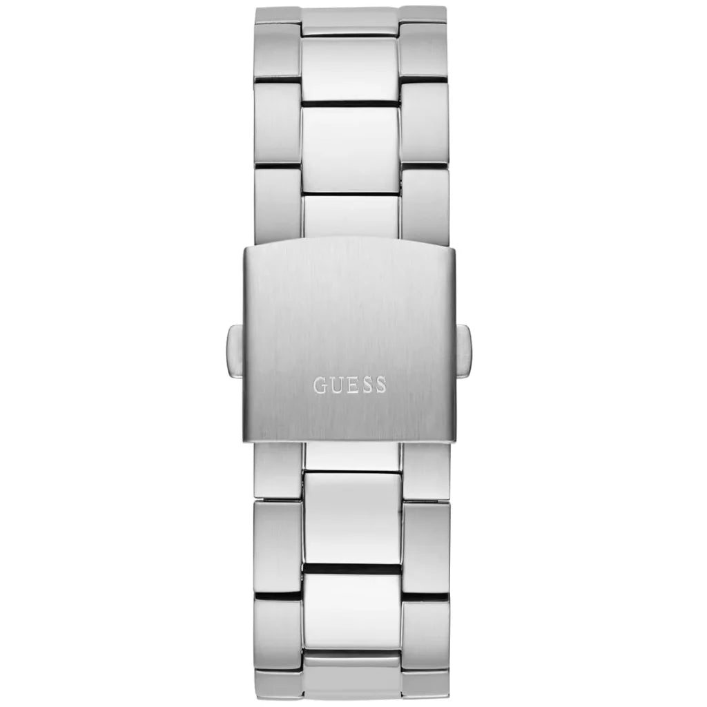Guess GW0539G1 Men’s Analog Round Watch with Black Dial & Stainless Steel Strap