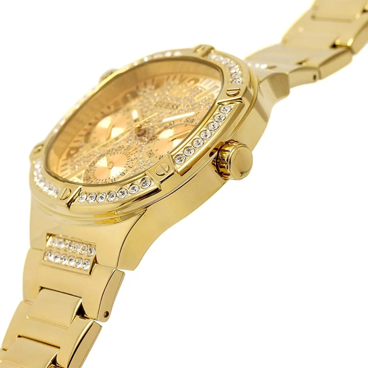 GUESS Duchess Women’s Watch GW0558L2 – Gold Stainless Steel Bracelet, 40mm, Analog Quartz with Date Function