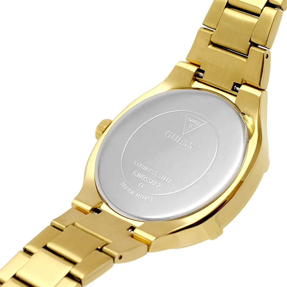 GUESS Duchess Women’s Watch GW0558L2 – Gold Stainless Steel Bracelet, 40mm, Analog Quartz with Date Function