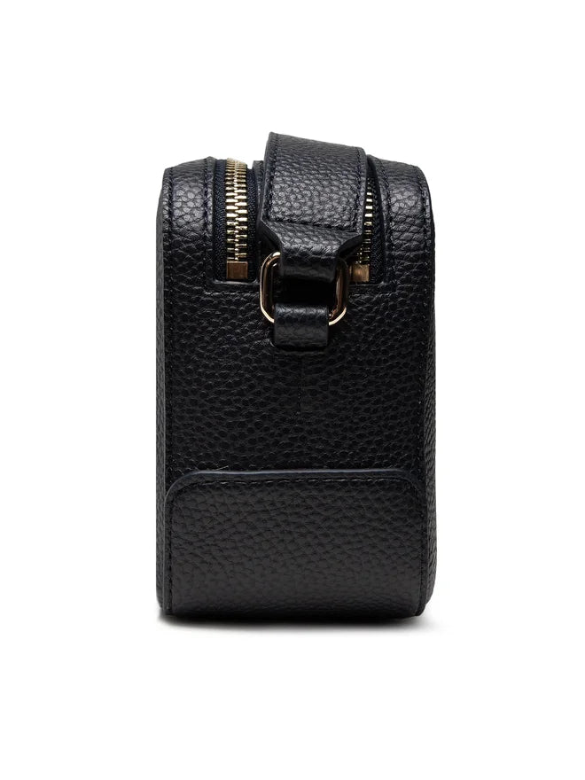 Tommy Hilfiger Women's TH Essence Textured Camera Crossbody Bag - Black #0079