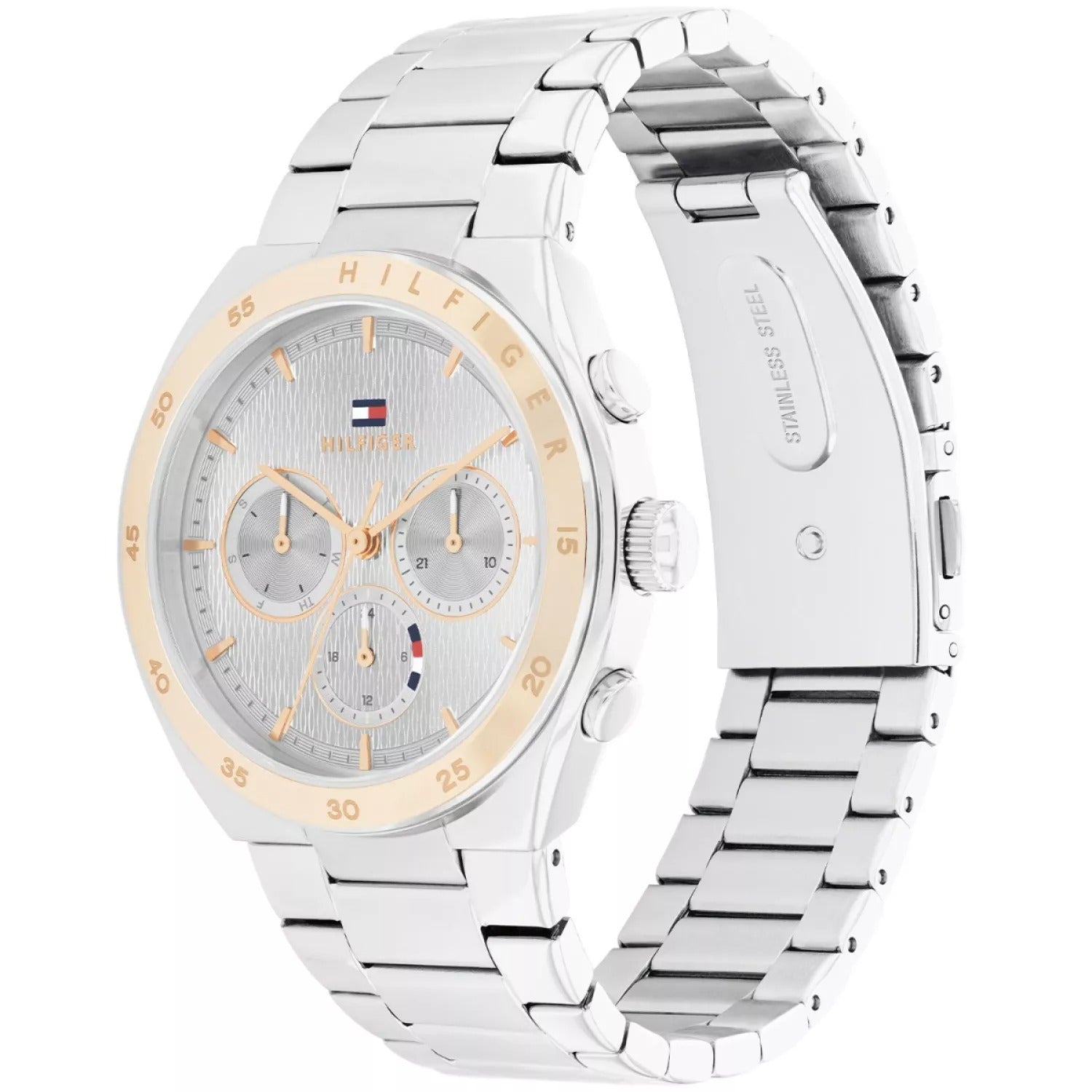 Tommy Hilfiger Women's Watch – White Dial with Silver Bracelet (Model 1782574)