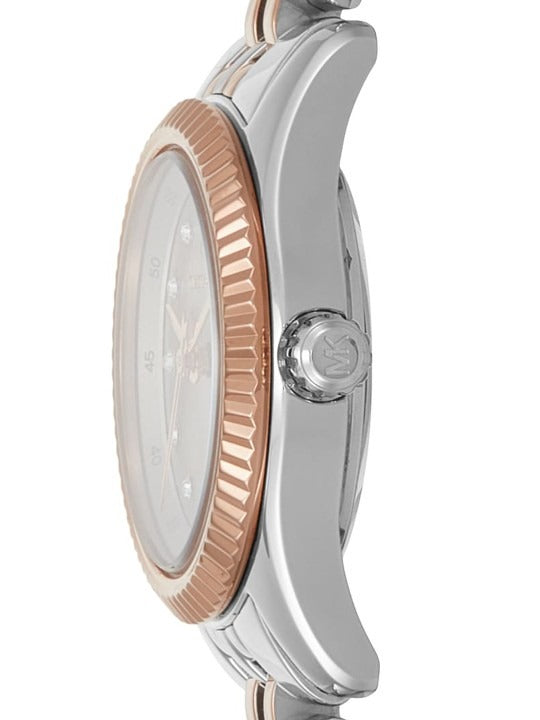 Michael Kors Lexington Women’s Watch – Two-Tone Silver & Rose Gold Stainless Steel MK4817