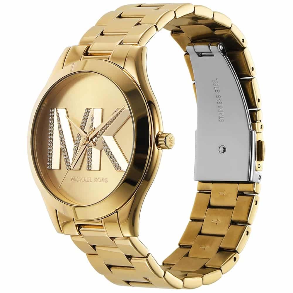 Michael Kors Slim Runway Women’s Watch – Gold-Tone Stainless Steel (Model MK4732)