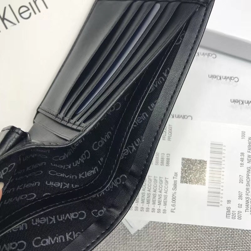 Calvin Klein Men's Bifold Wallet, Black#05