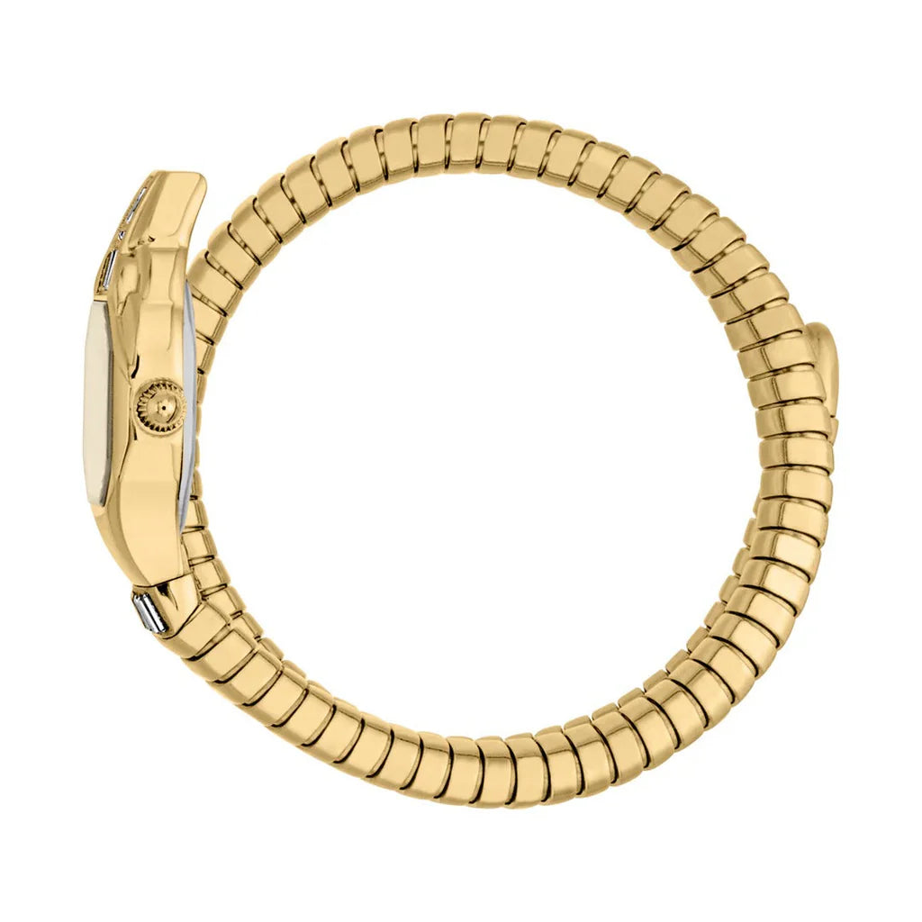 Just Cavalli Brillante Women’s Watch JC1L326M0025 – Gold Dial, Gold Stainless Steel Strap, Luxury Fashion Watch