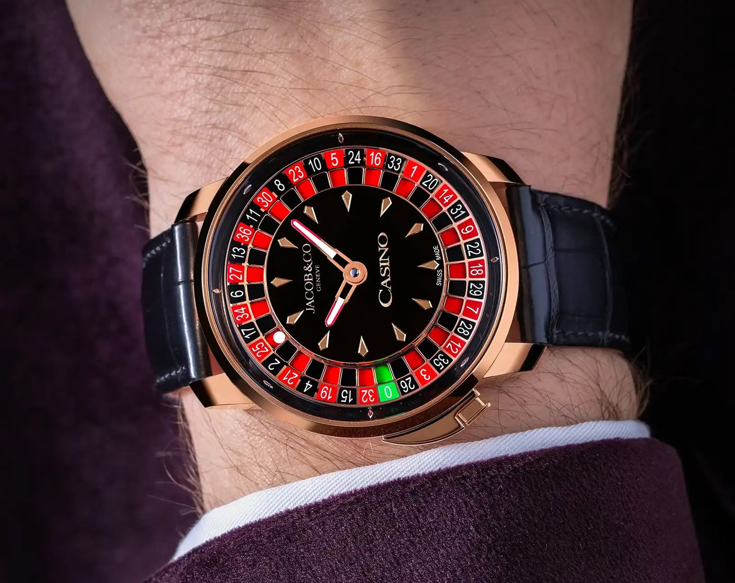 Jacob & Co. Casino Tourbillon Rose Gold