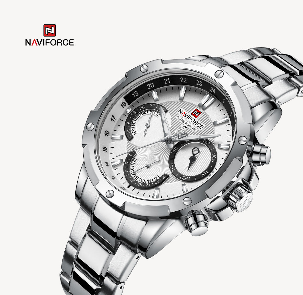 Naviforce Watch For Men NF9196 SW