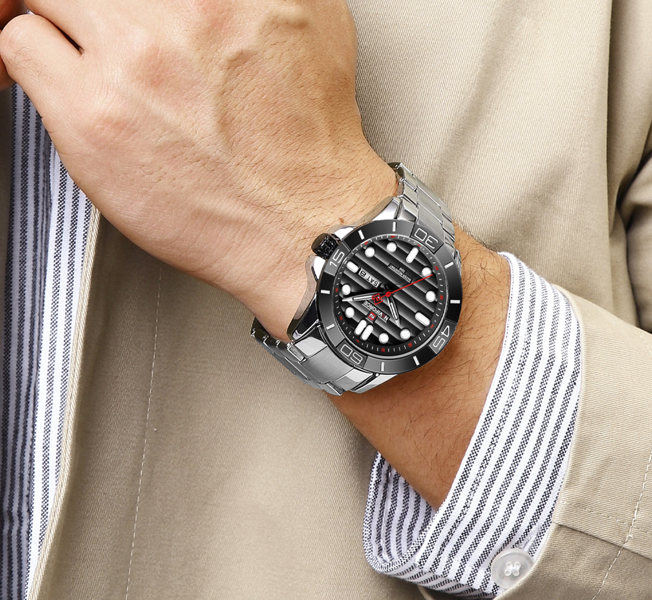 Naviforce Watch For Men NF9198 SB