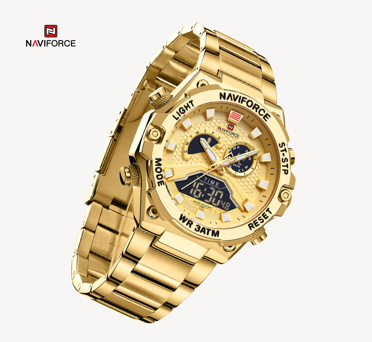 Naviforce Watch For Men NF9207 G/G/G