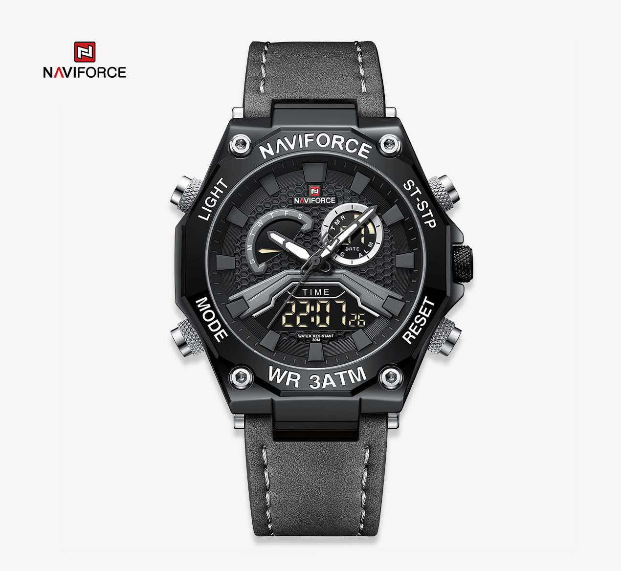 Naviforce Watch For Men NF9220 B/GY/GY