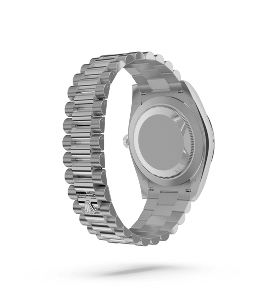 Rolex Day-Date Watch For Men - Ice Blue Dial