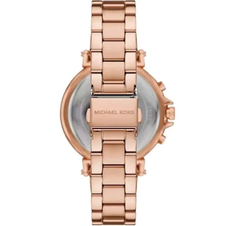 Michael Kors Maren MK7494 Women’s Watch – Rose Gold Stainless Steel Bracelet & Dial | 40mm Quartz Elegant Timepiece