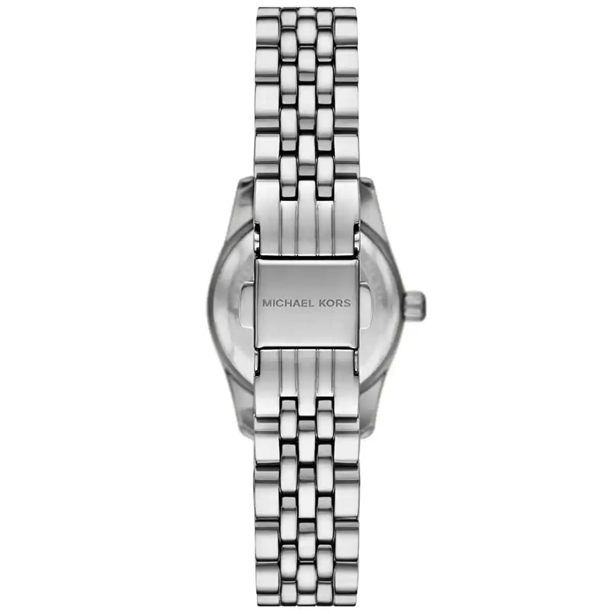 Michael Kors Lexington MK4968 Women’s Analog Round Watch – Burgundy Dial & Silver Strap