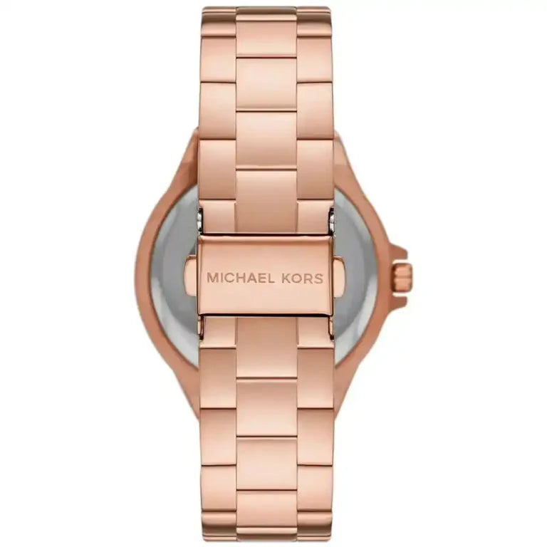 Michael Kors Women’s Watch MK1063 – Rose Gold Stainless Steel Bracelet, 37mm Round Case, Quartz Analog Elegant Watch