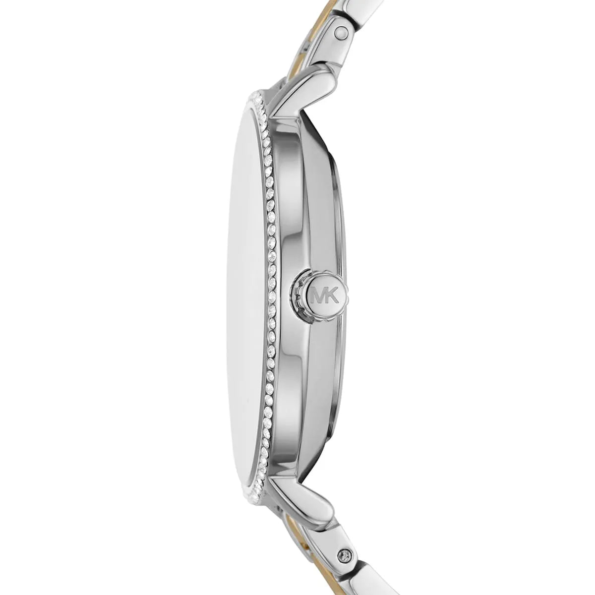 Michael Kors Mini Pyper Women’s Watch MK1041 – Two-Tone Stainless Steel, White Dial, 32mm