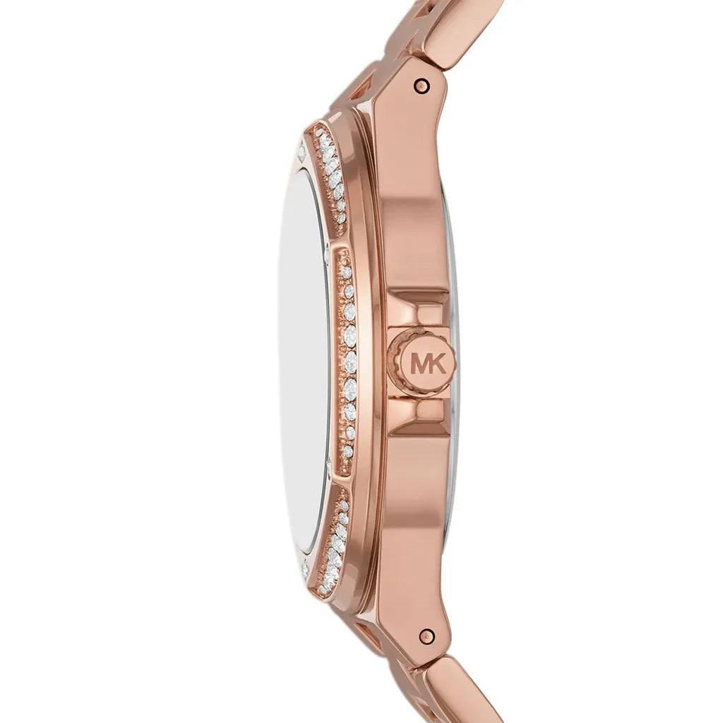 Michael Kors Women’s Watch MK1063 – Rose Gold Stainless Steel Bracelet, 37mm Round Case, Quartz Analog Elegant Watch