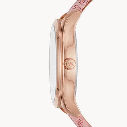 Michael Kors Jaycie MK2879 Women’s Watch – Pink Dial, Pink Leather Strap, Quartz, 33mm, 50M Water Resistant