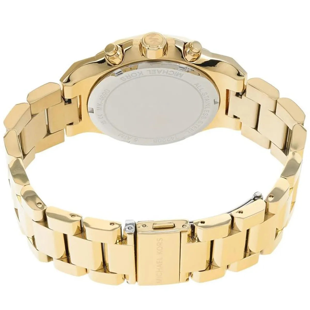 Michael Kors Raquel Women’s Watch MK4690 – Elegant Gold Analog with Stopwatch