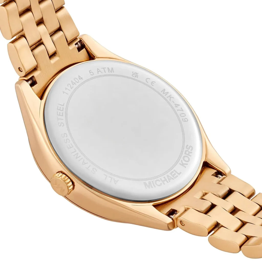 Michael Kors Women's Harlowe Gold-Tone Stainless Steel Watch MK4709