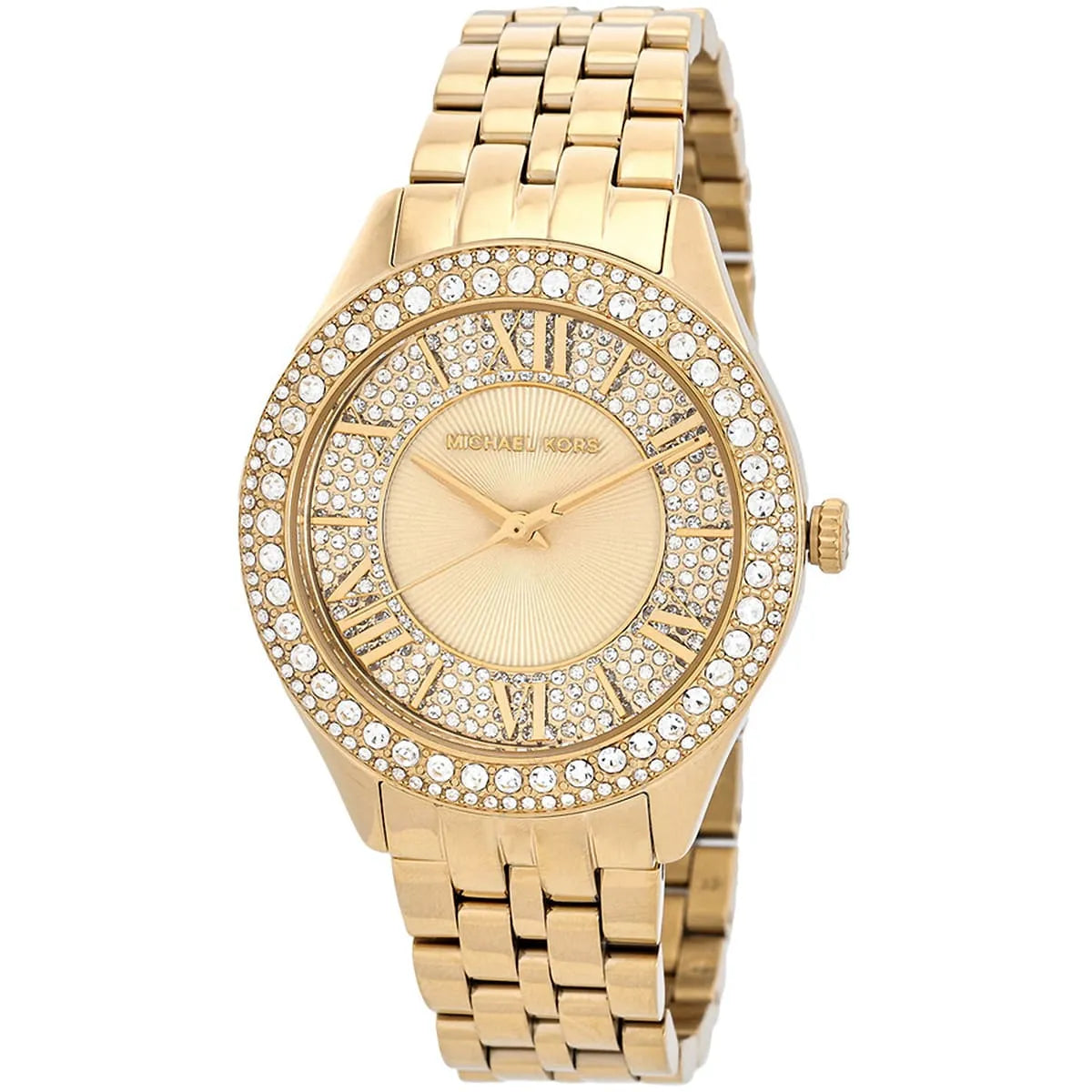 Michael Kors Women's Harlowe Gold-Tone Stainless Steel Watch MK4709