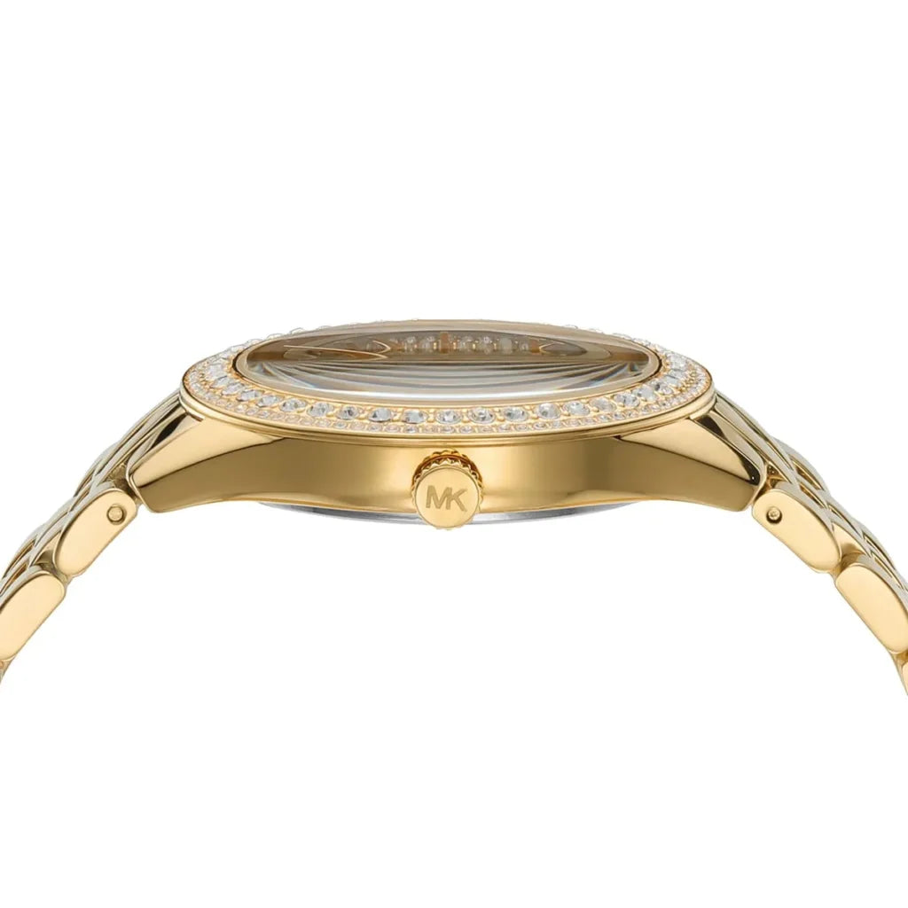 Michael Kors Women's Harlowe Gold-Tone Stainless Steel Watch MK4709