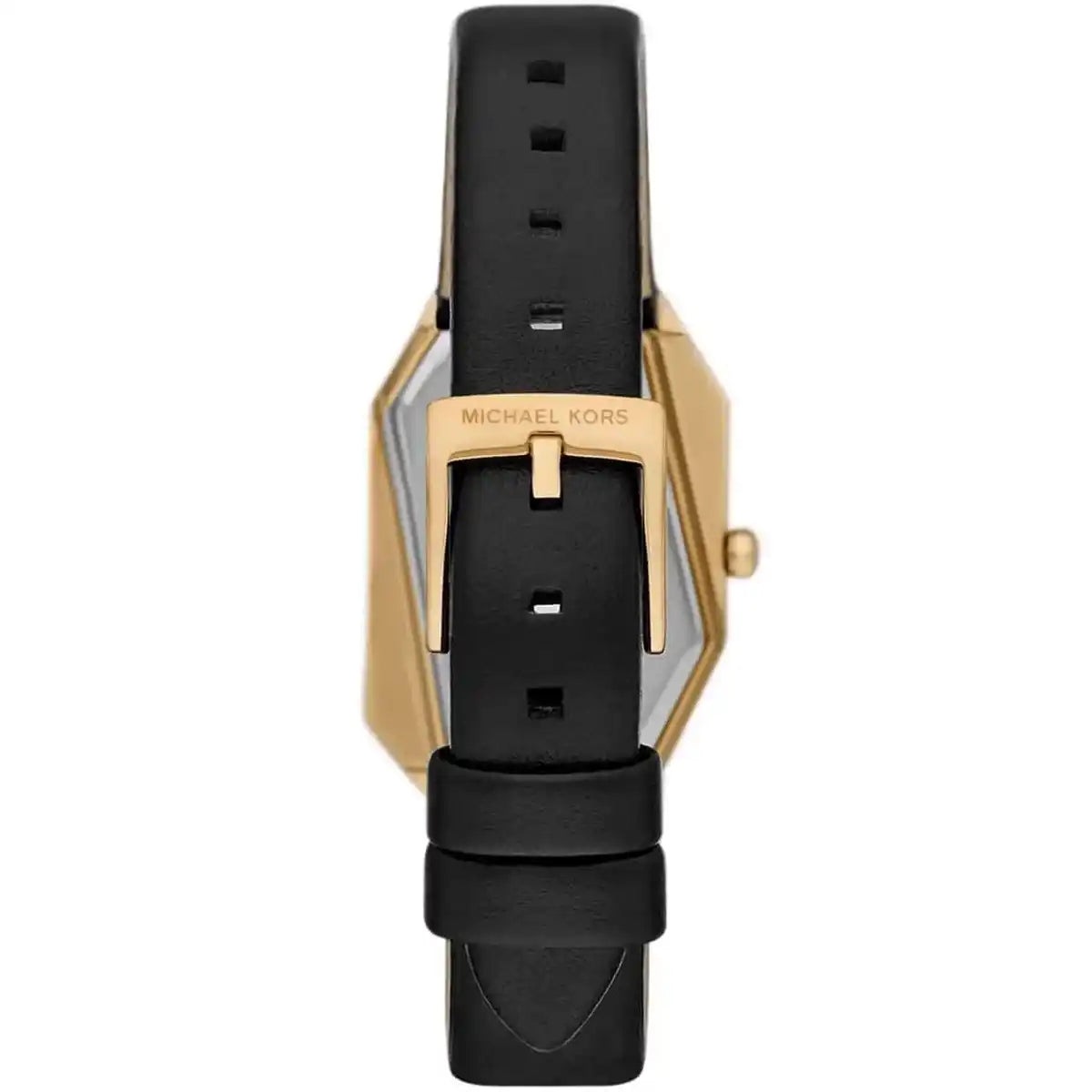 Michael Kors Women’s Watch MK4880 – Suri Round Design with Black Genuine Leather Strap