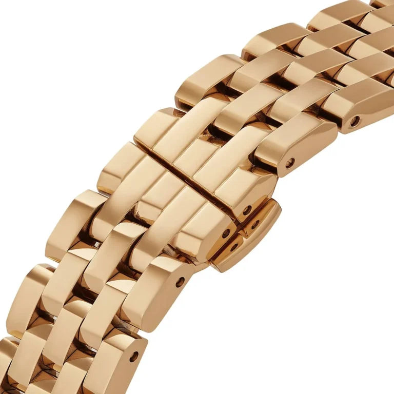 Michael Kors Georgie MK4931 Women's Watch – Gold Square Dial Stainless Steel Watch for Women, Quartz Movement