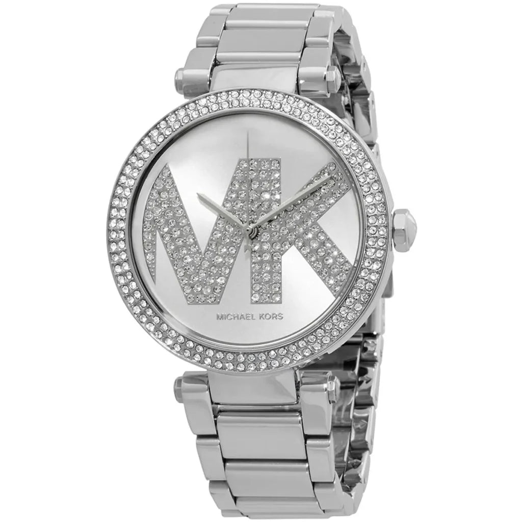 Michael Kors Parker MK6658 Women’s Watch – Silver Stainless Steel Bracelet & Dial | 39mm Quartz Elegant Luxury Timepiece