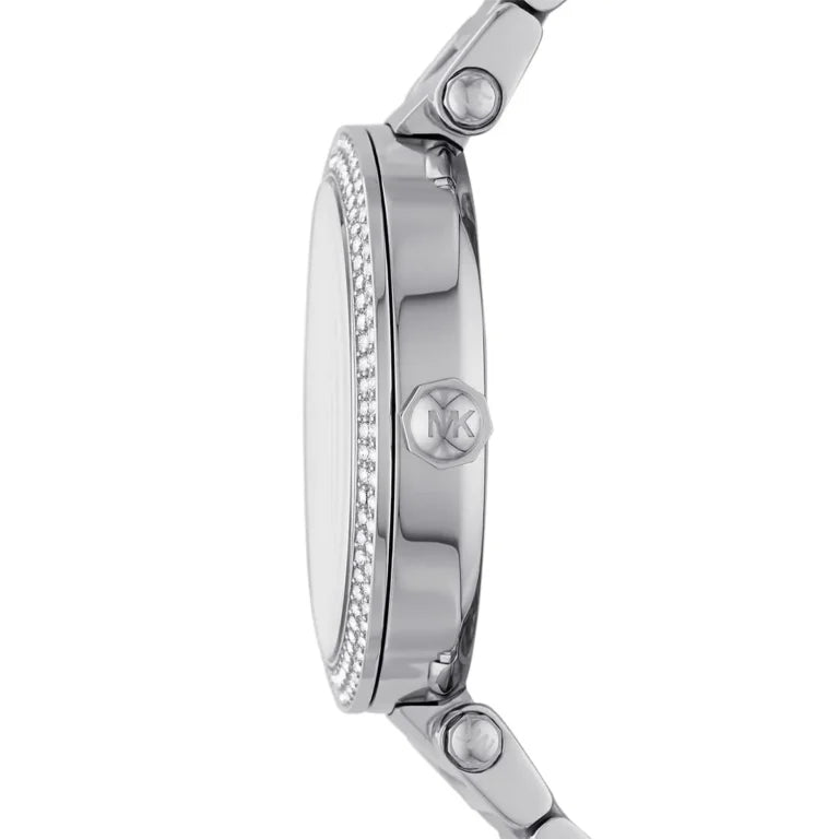 Michael Kors Parker MK6658 Women’s Watch – Silver Stainless Steel Bracelet & Dial | 39mm Quartz Elegant Luxury Timepiece
