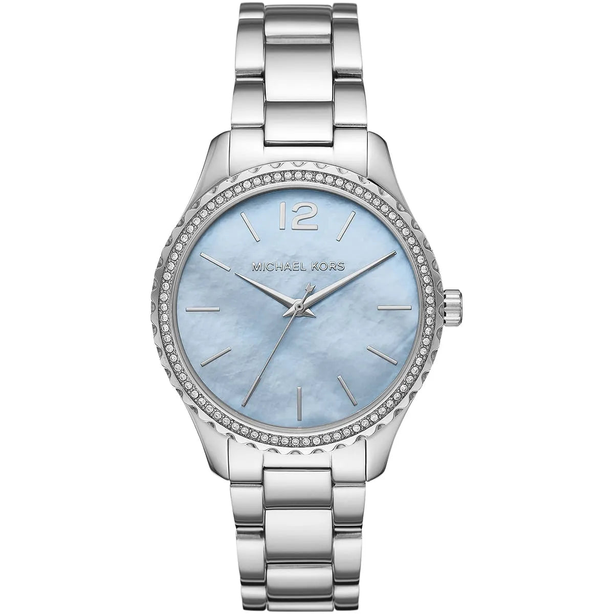 Michael Kors Layton MK6847 Women’s Watch – Blue Dial, Silver Stainless Steel Bracelet, 38mm, Quartz Movement, 50M Water Resistant