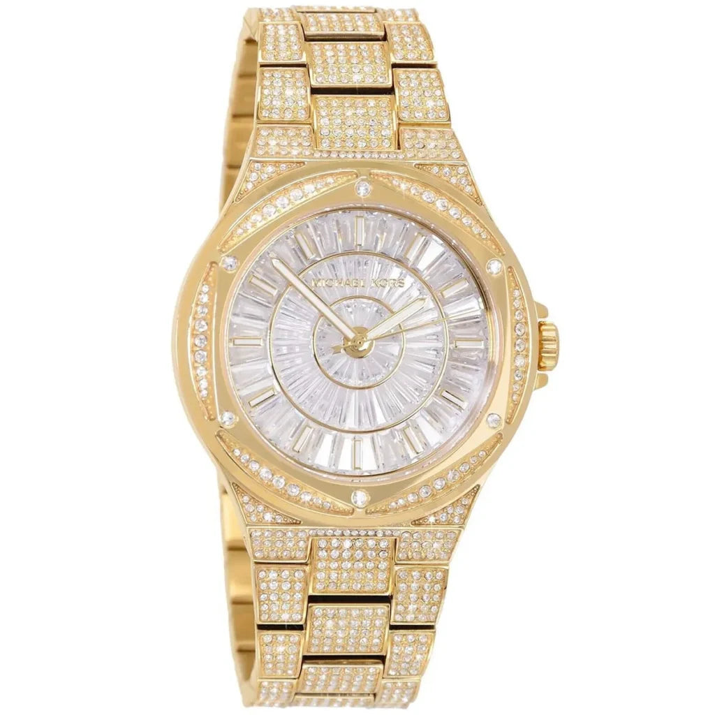 Michael Kors Camille Women’s Watch – Gold Stainless Steel with White Dial | 41mm Elegant Design | MK6991