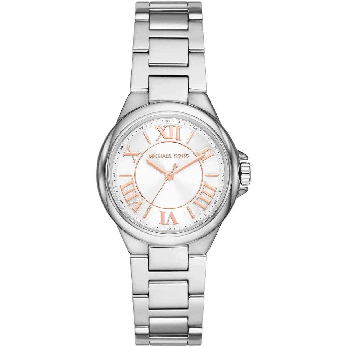 Michael Kors Camille Women’s Watch MK7259 – Silver Stainless Steel, Crystal Bezel, 33mm