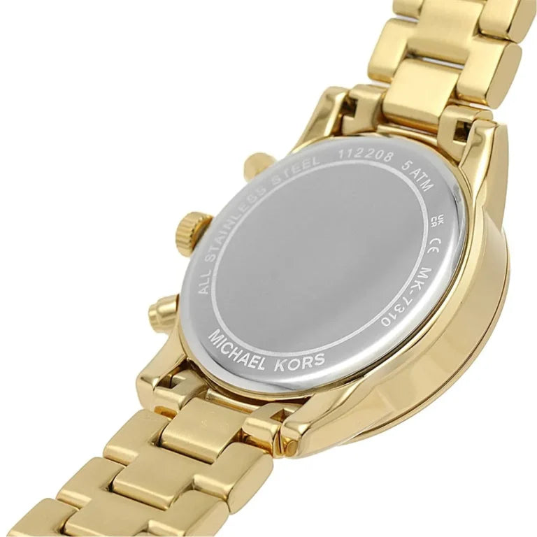 Michael Kors Parker MK7310 Women’s Watch – Gold Stainless Steel Bracelet & Dial | 37mm Quartz Elegant Luxury Timepiece
