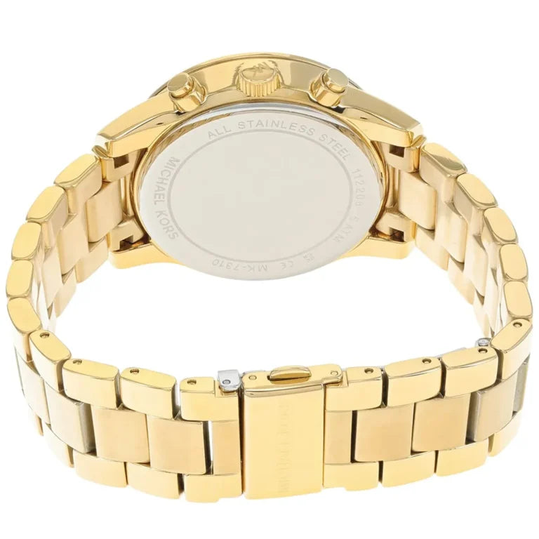 Michael Kors Parker MK7310 Women’s Watch – Gold Stainless Steel Bracelet & Dial | 37mm Quartz Elegant Luxury Timepiece
