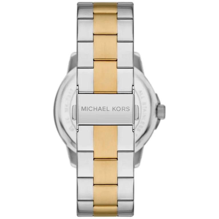 Michael Kors Women’s Brynn MK7319 Two-Tone Stainless Steel Watch – Silver Dial, 40mm