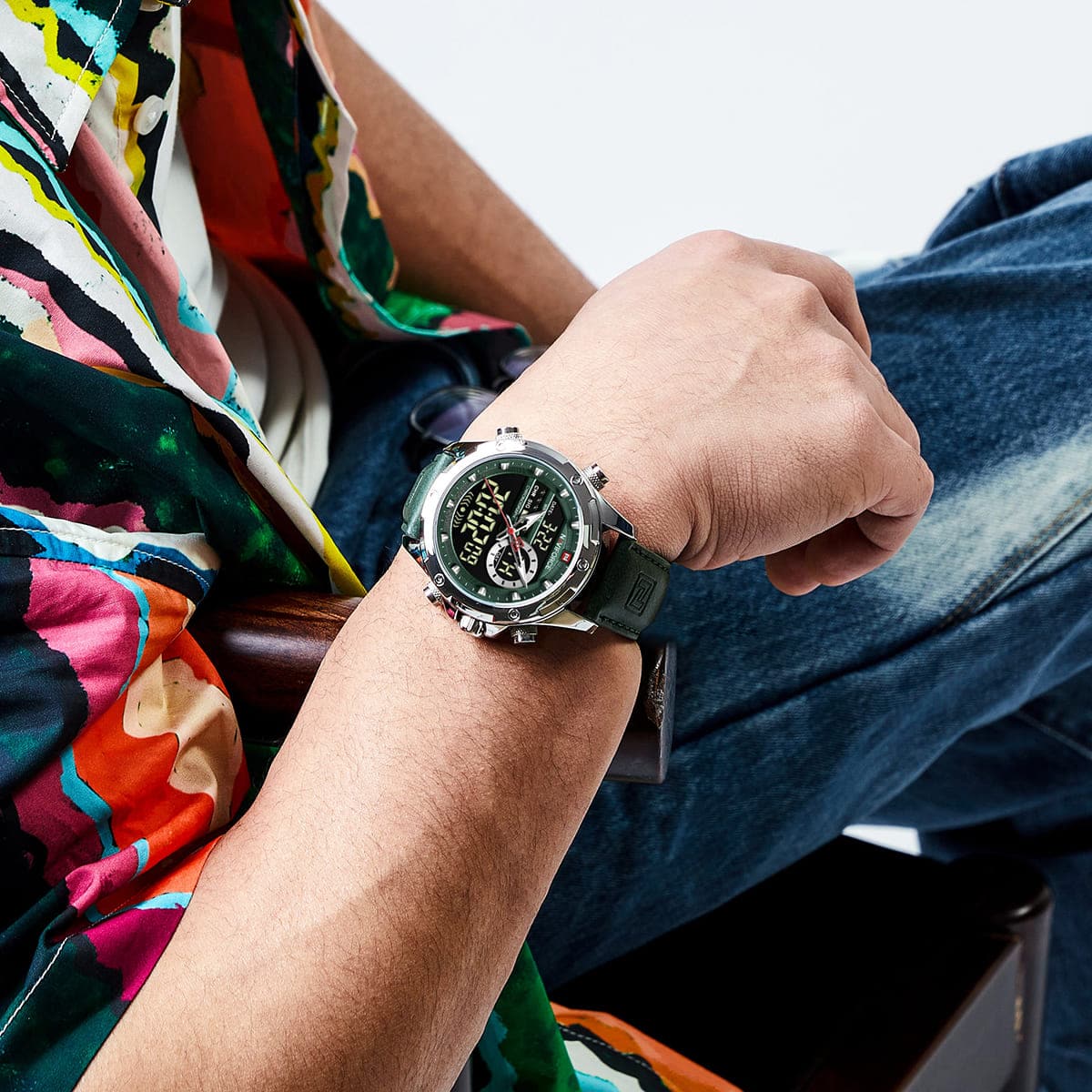 Naviforce Watch For Men NF9208 SGNGN