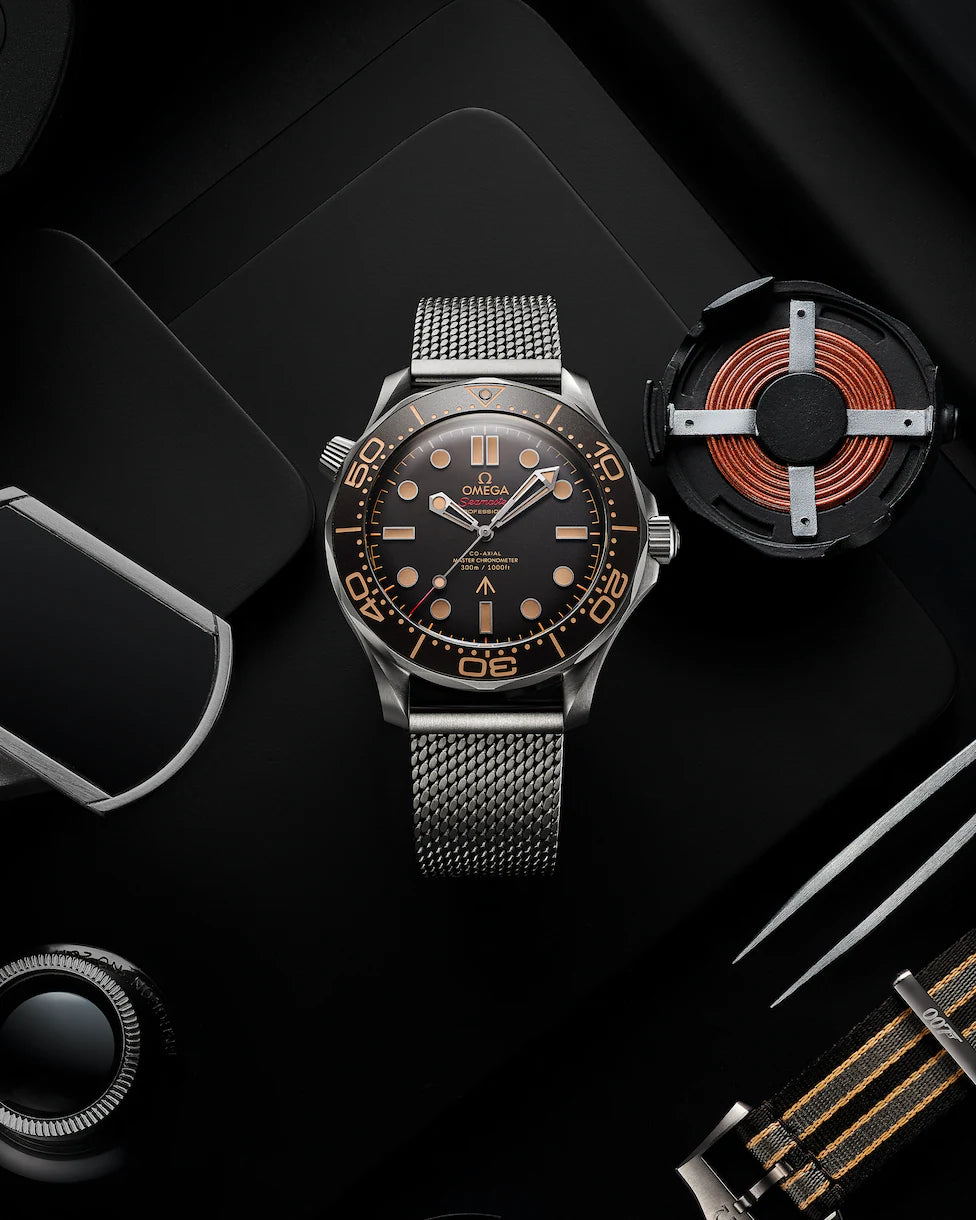 OMEGA Seamaster Diver 300M 007 Open Case Edition – 42mm Titanium Automatic Watch (No Time to Die)