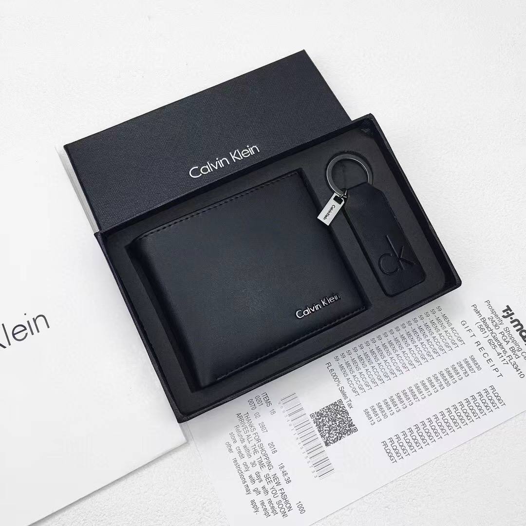 CK Wallet & Keychain Set For Men #16