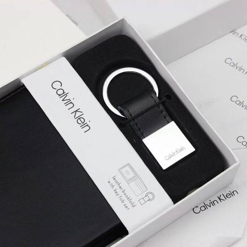 Calvin Klein Wallet & Keychain Set For Men #3