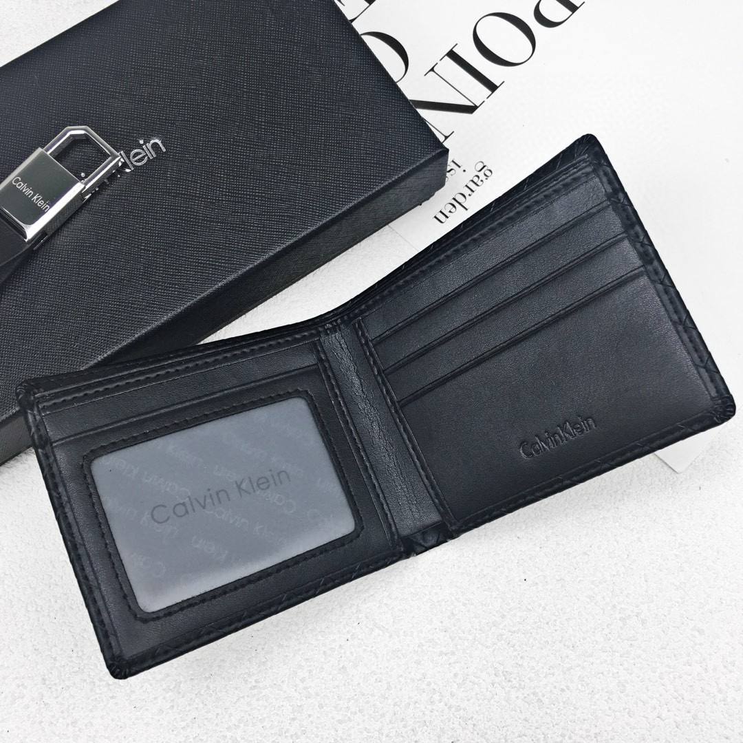 Calvin Klein Wallet & Keychain Set For Men #1