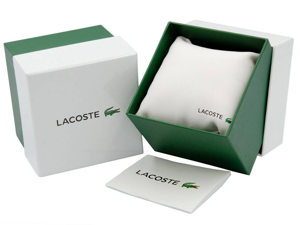 Lacoste Apext 2011296 Men’s Chronograph Watch – Black Stainless Steel & Leather 44mm Quartz