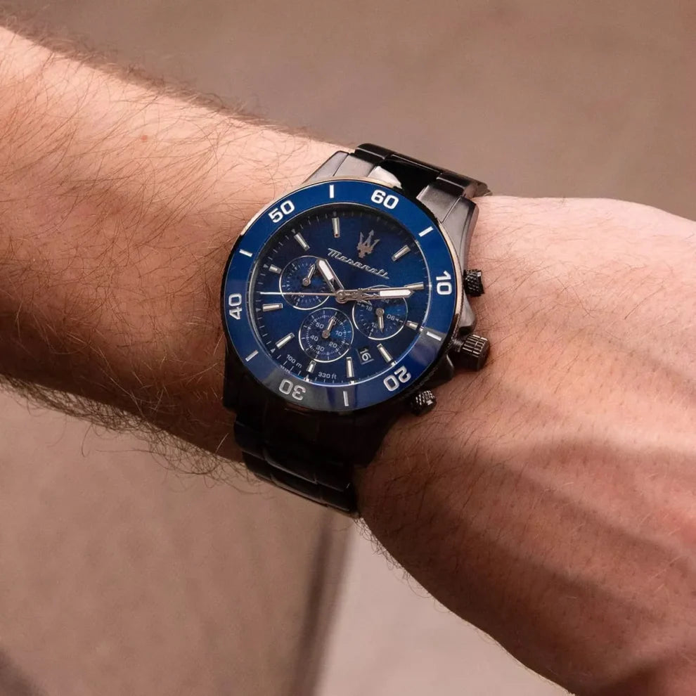 Maserati Competizione Men's Watch - Black & Blue, R8873600005