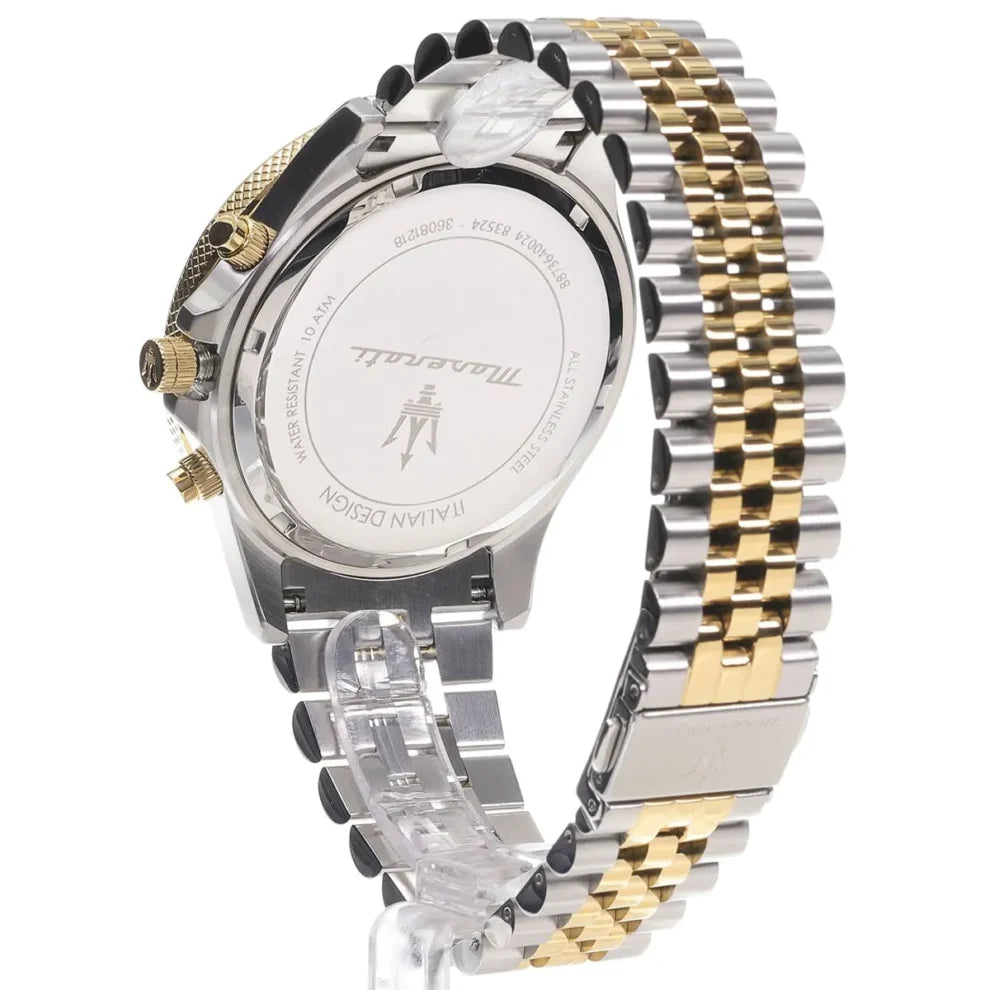 Maserati Sfida Men's Watch R8873640024, Silver & Gold