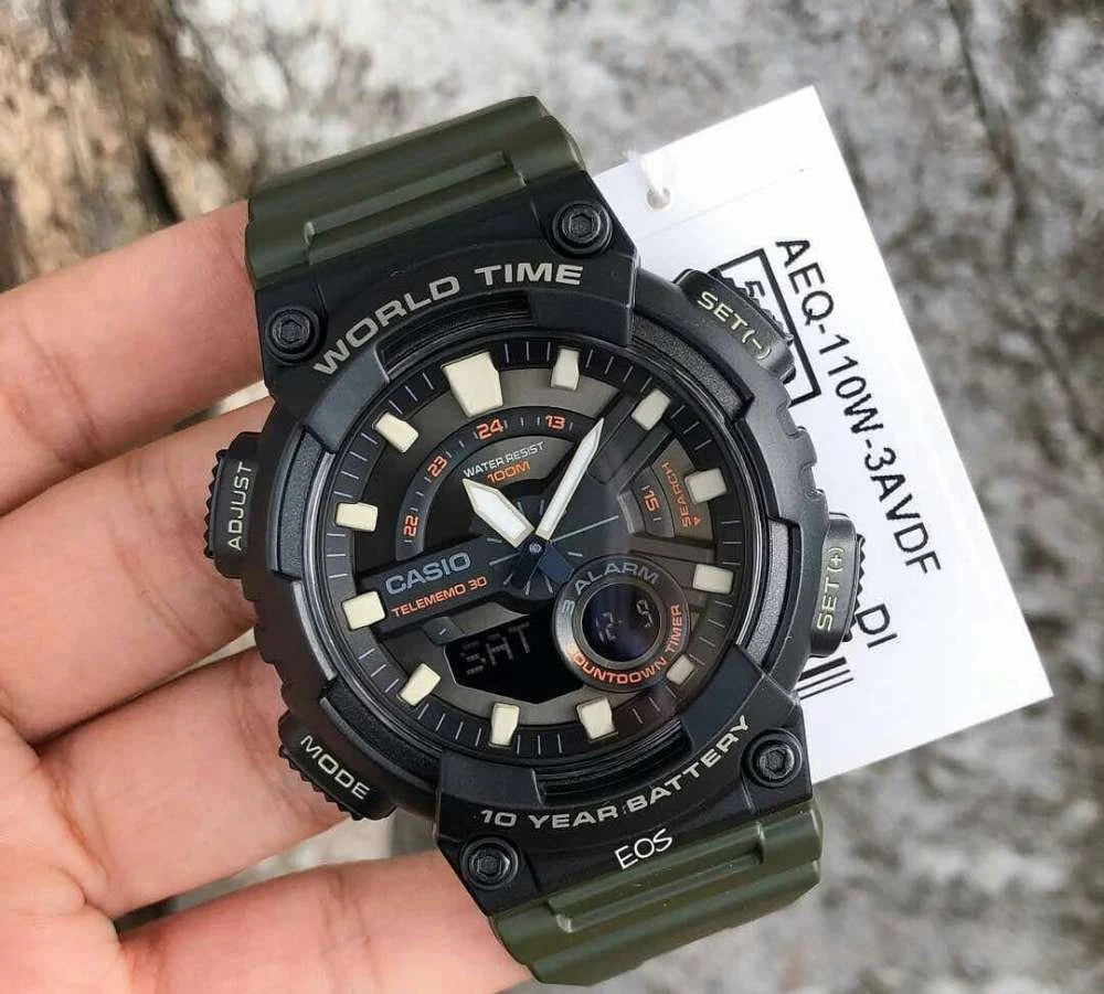 CASIO AEQ-110W-3AVDF Men Watch
