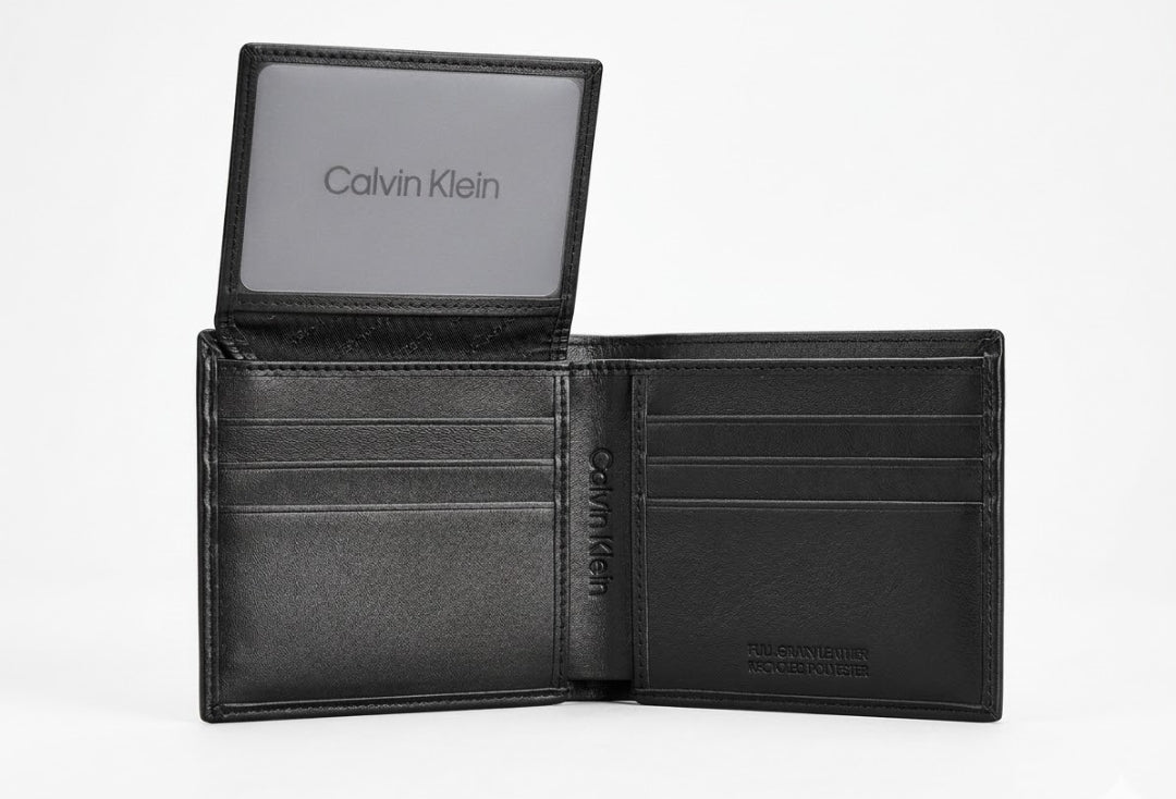 Calvin Klein Leather Belt & Wallet Gift Set #1