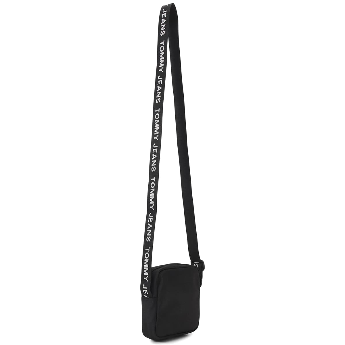 Tommy HilfigerBlack Tech Mesh Crossbody Messenger Bag #46