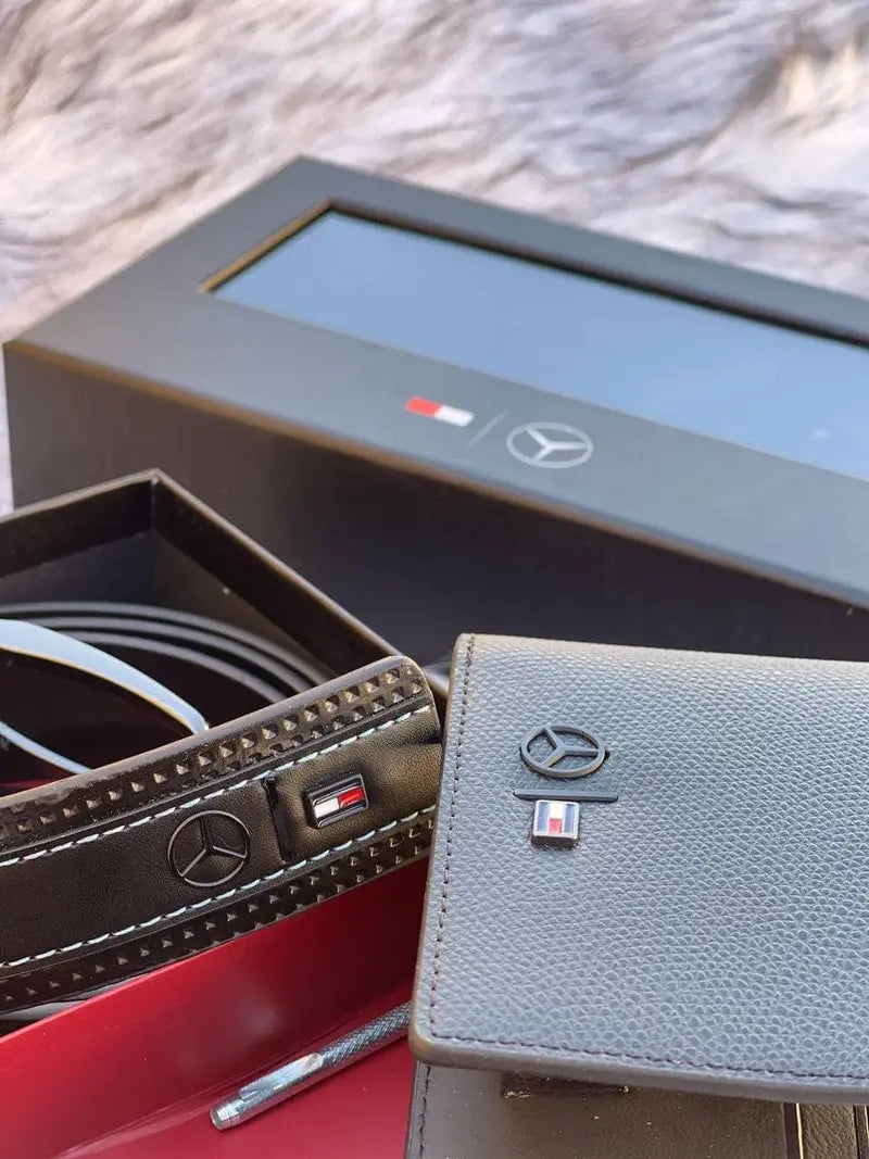 Tommy Hilfiger Men’s Luxury Gift Set: Leather Belt & Bi-Fold Wallet Duo #6